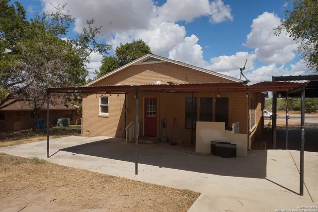 a view of a town with buildings
