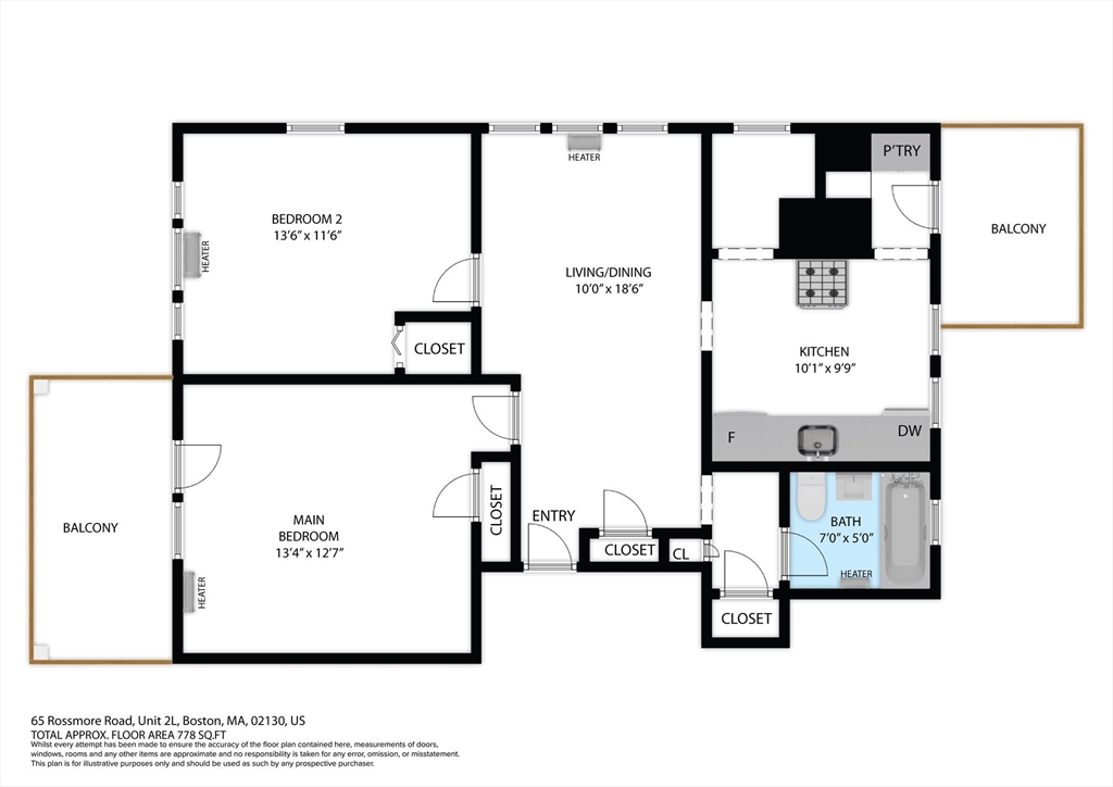 65 Rossmore Road, Unit 2L Boston, MA 02130 - Photo 27 of 27