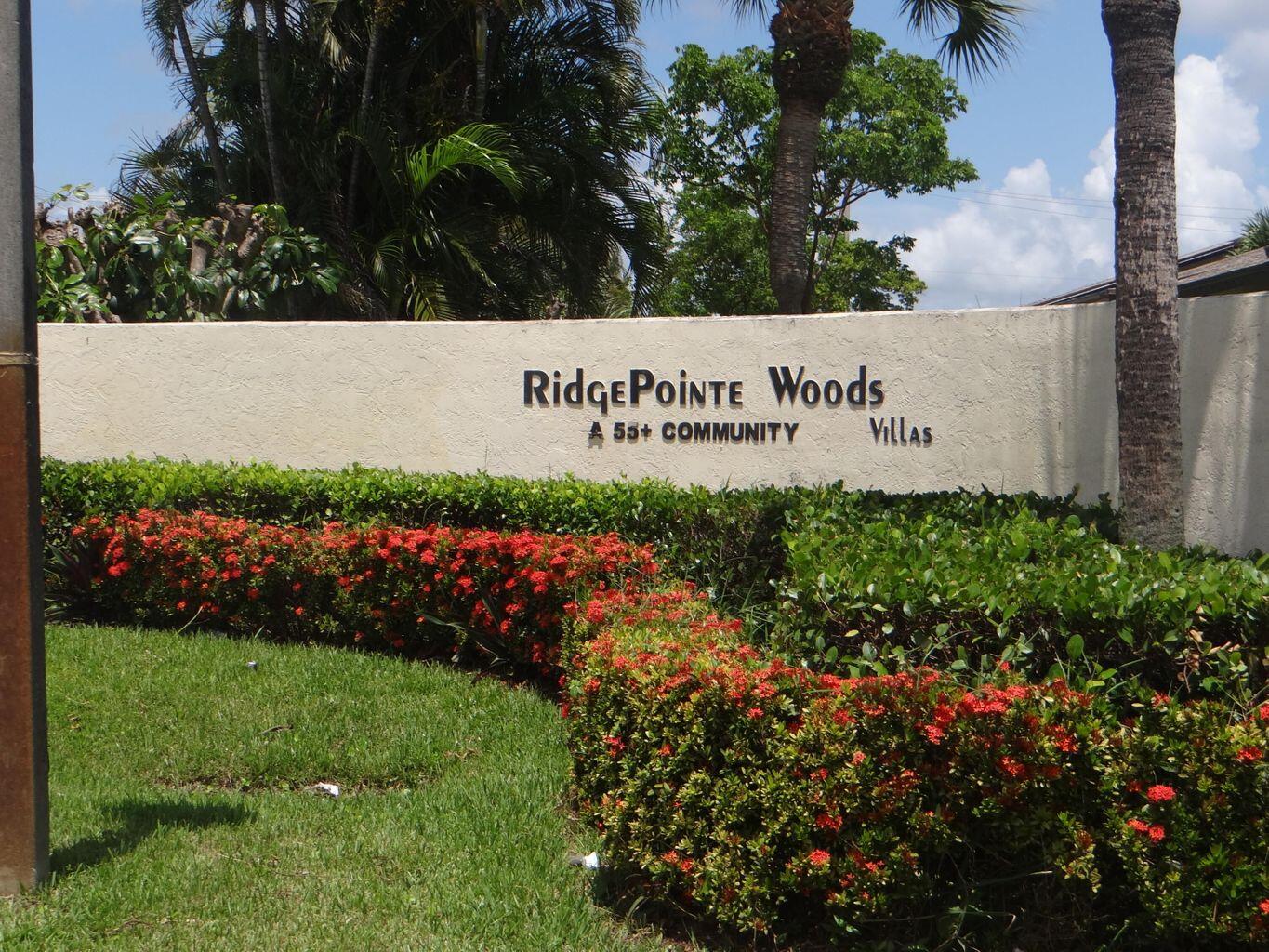 11 Ridge Pointe Drive, Unit D Boynton Beach, FL 33435 - Photo 1 of 26 Communitty entrance