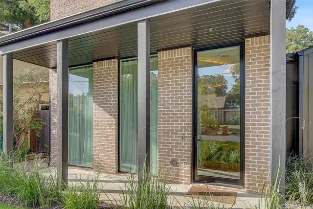 a view of a door front of a house