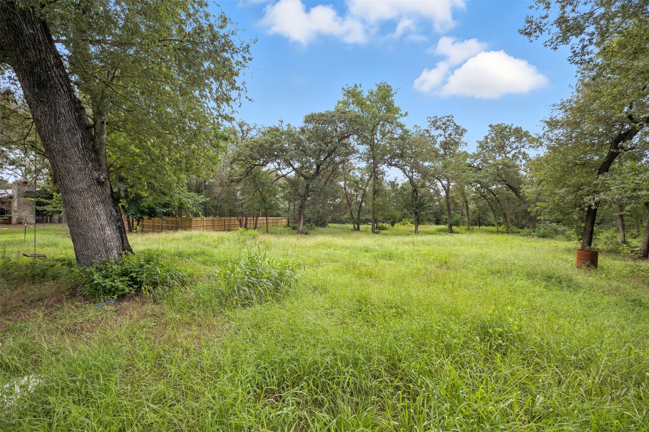 a view of outdoor space with a garden