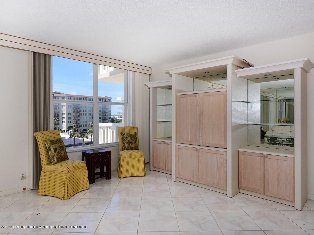 3450 South Ocean Boulevard, Unit 410 Palm Beach, FL 33480 - Photo 9 of 21 a room with furniture and a large window