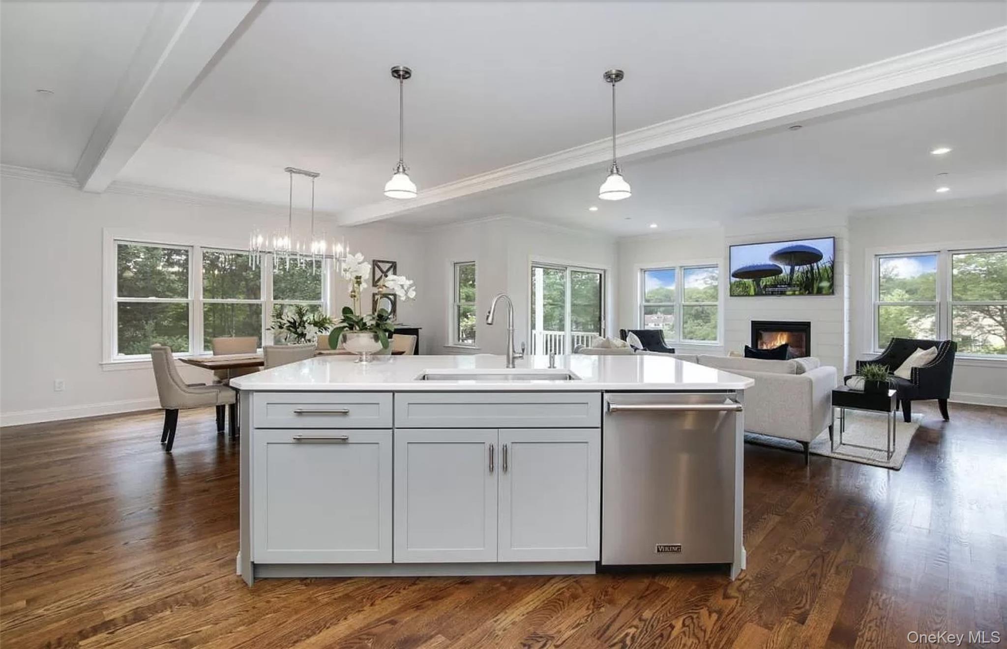 314 Boulder Ridge Road South Salem, NY 10590 - Photo 2 of 26 a kitchen with stainless steel appliances granite countertop a sink stove and wooden floor