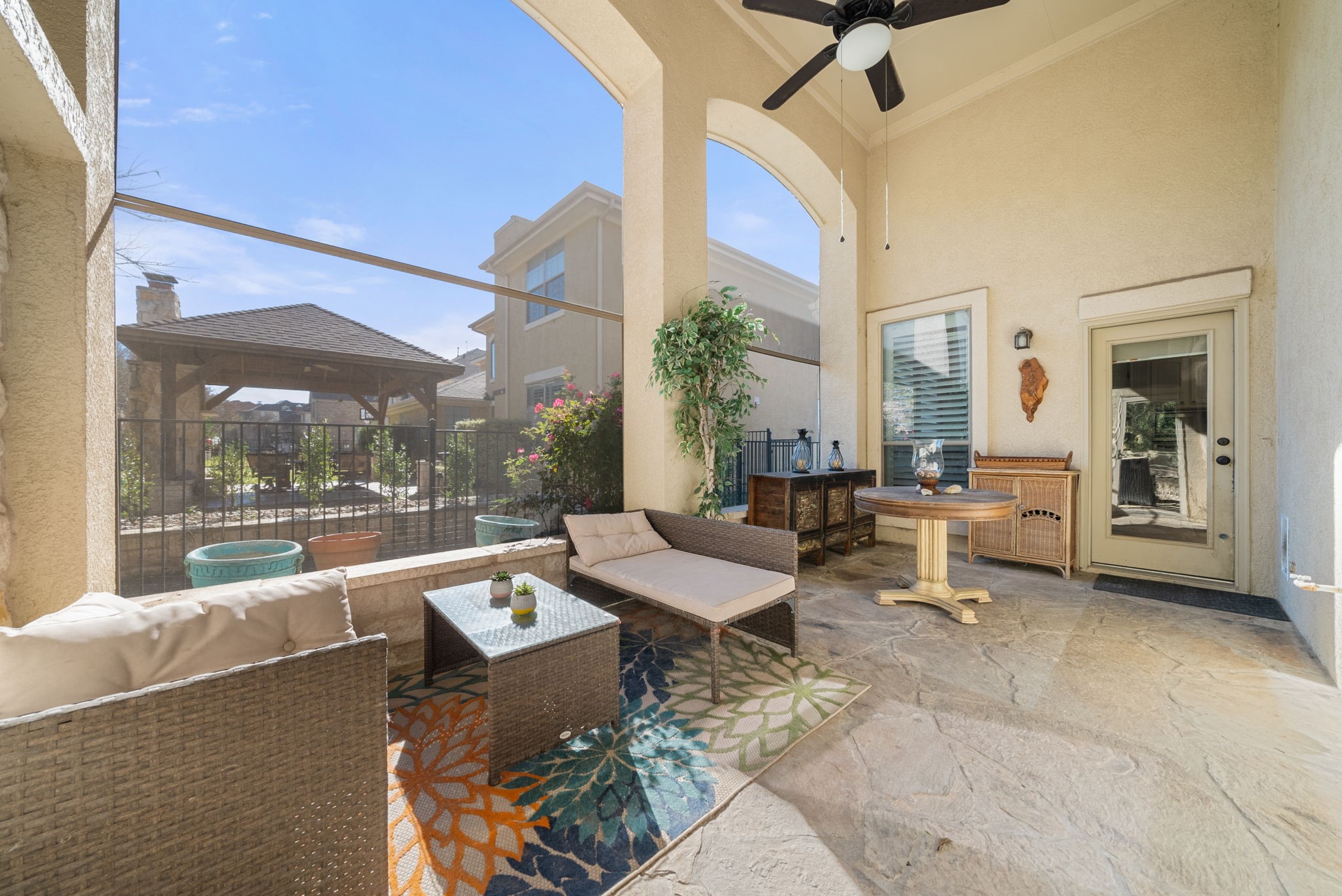 122 Sebastians Run Austin, TX 78738 - Photo 29 of 39 Spacious screened in patio