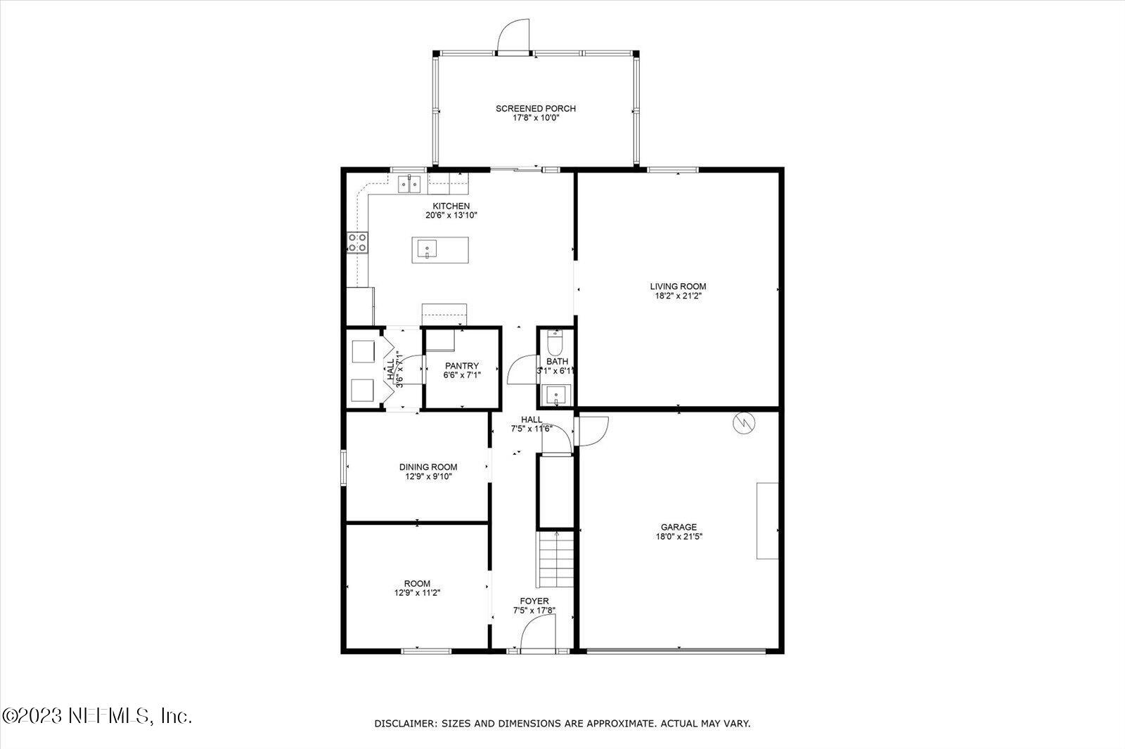 55703 Bear Run Road Callahan, FL 32011 - Photo 56 of 58 a picture of a wall with a white wall and a white refrigerator