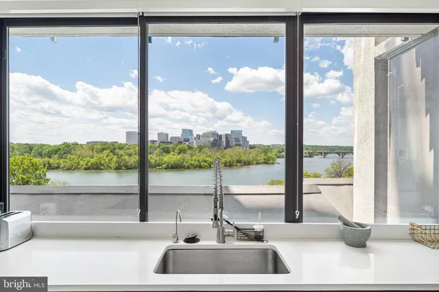 a view of a city from a window