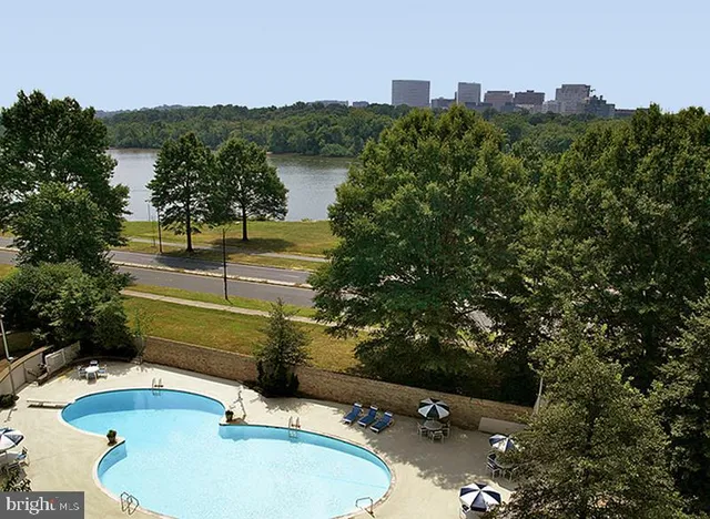 a view of street with stores