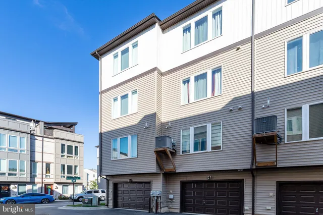 a front view of a building