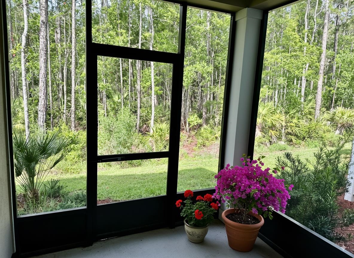 303 Redbud Road Palm Coast, FL 32137 - Photo 14 of 18 a view of a room that has a potted plant and a potted plant