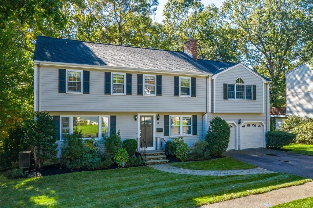 119 Gayland Road Needham, MA 02492 - Photo 1 of 42 a front view of a house with a yard