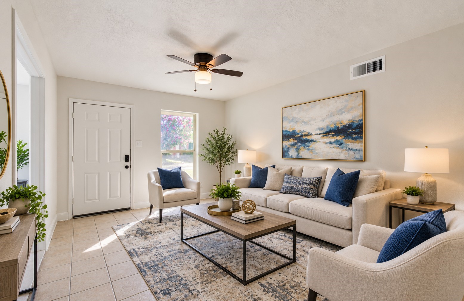 9843 Ribbonwood Street Houston, TX 77078 - Photo 2 of 24 Virtually Staged Living ARea