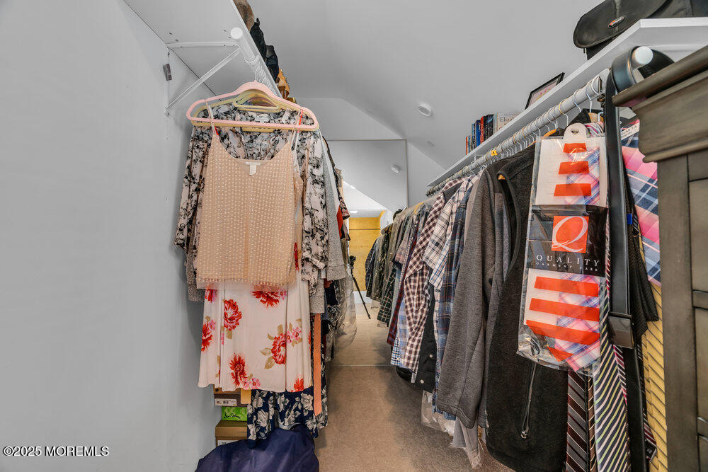 108 Maple Place Keyport, NJ 07735 - Photo 17 of 26 a view of walk in closet with clothes and shoes