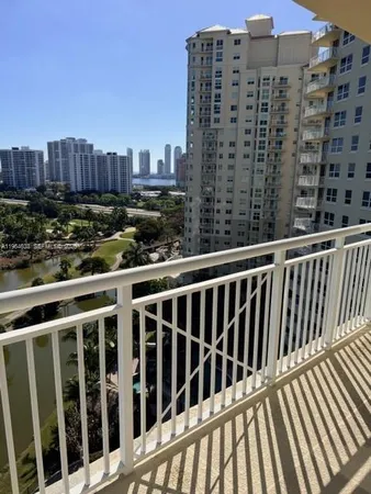a view of balcony with city view