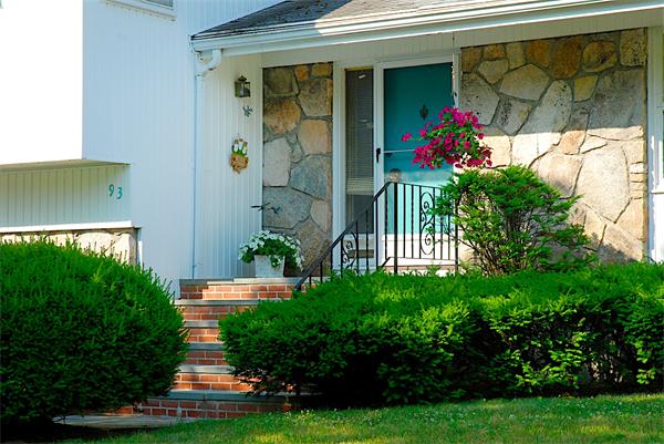 93 Woodcliff Road Brookline, MA 02467 - Photo 7 of 12 a view of a porch with a yard