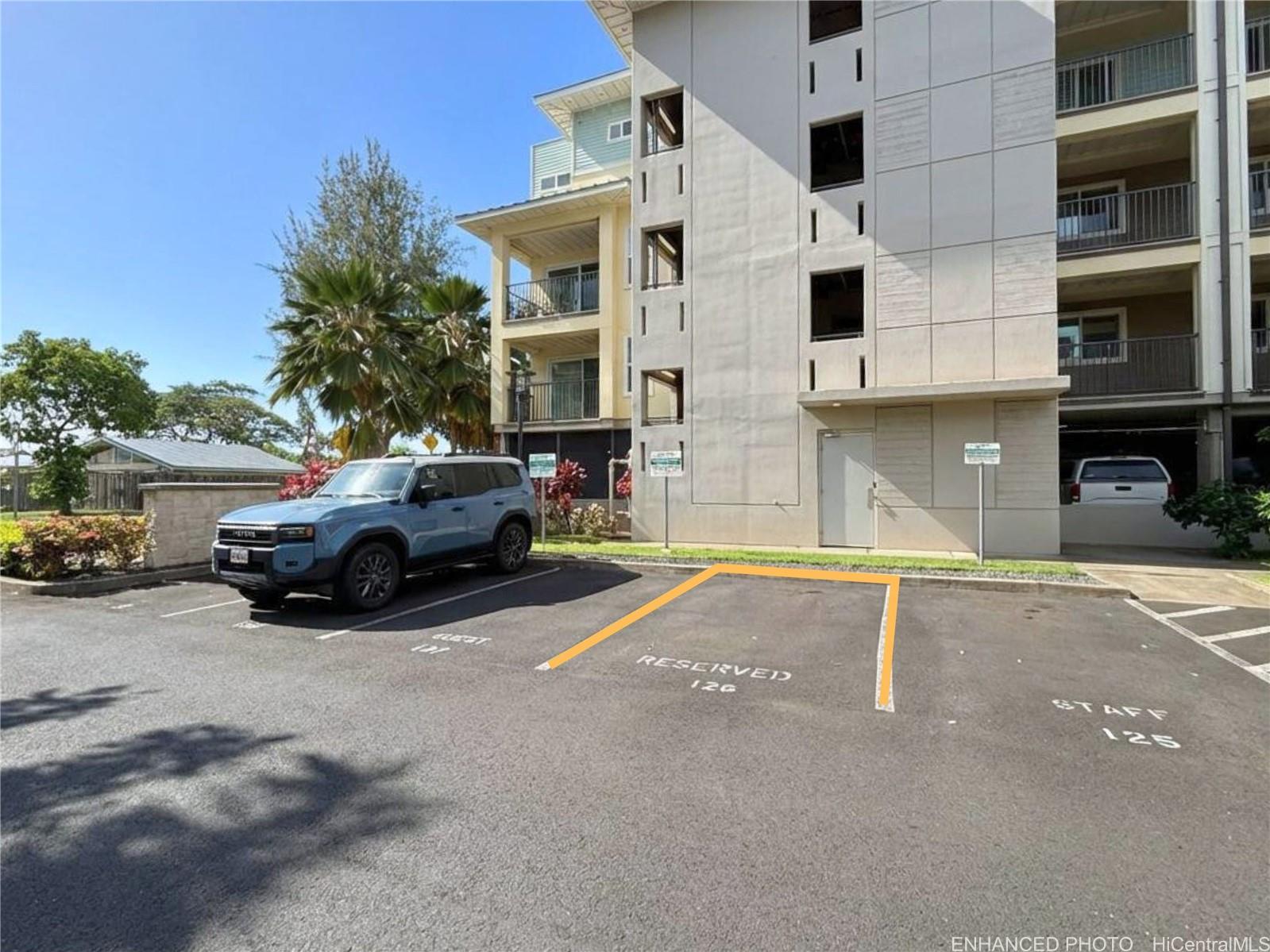 409 Kailua Road, Unit 7106 Kailua, HI 96734 - Photo 20 of 22 Enhanced - Uncovered parking stall #126