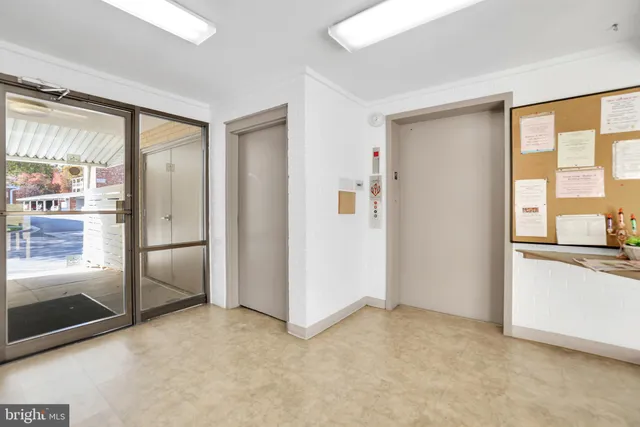 a view of a small space