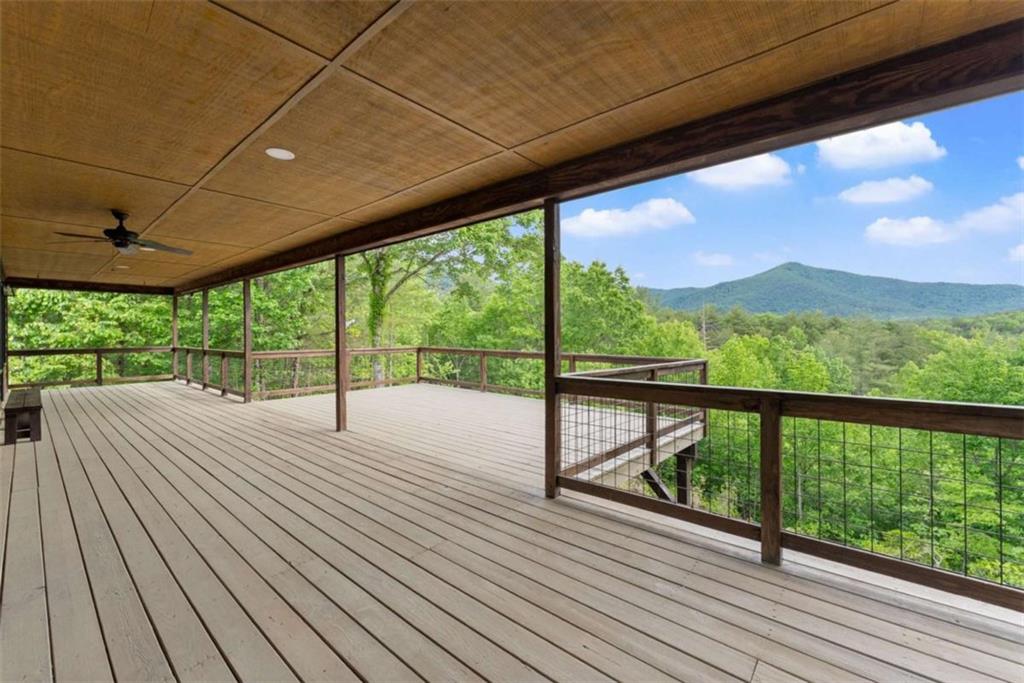 707 South Fern Cove Road Sautee Nacoochee, GA 30571 - Photo 41 of 60 a view of balcony with wooden floor and fence