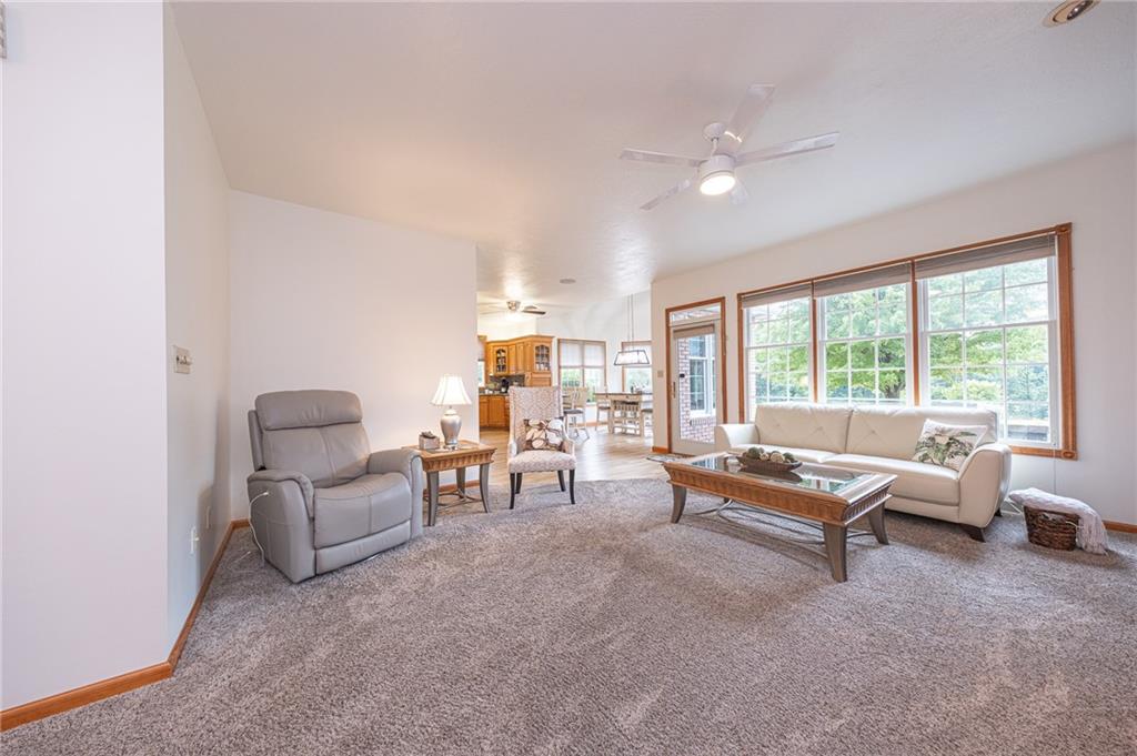 840 Old Millcreek Road Hookstown, PA 15050 - Photo 8 of 33 a living room with furniture and a large window