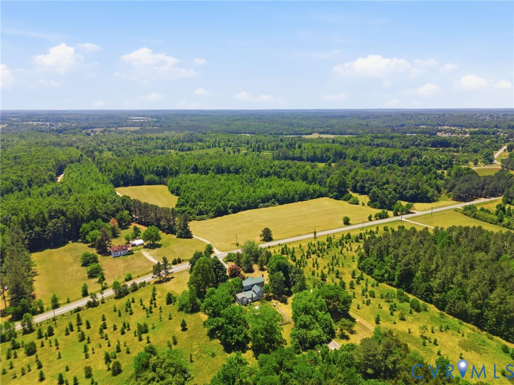 2297 Indian Oak Road Crewe, VA 23930 - Photo 47 of 53 an aerial view of a house with a garden