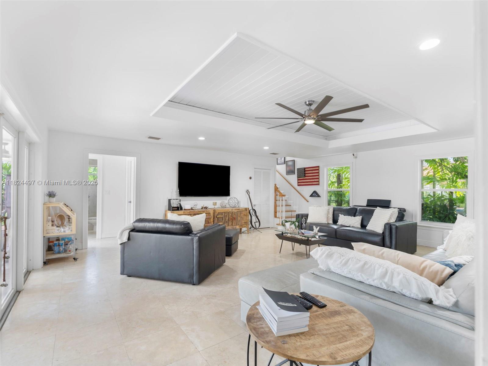 1851 Southwest 126th Court Miami, FL 33175 - Photo 25 of 85 a living room with furniture and a flat screen tv