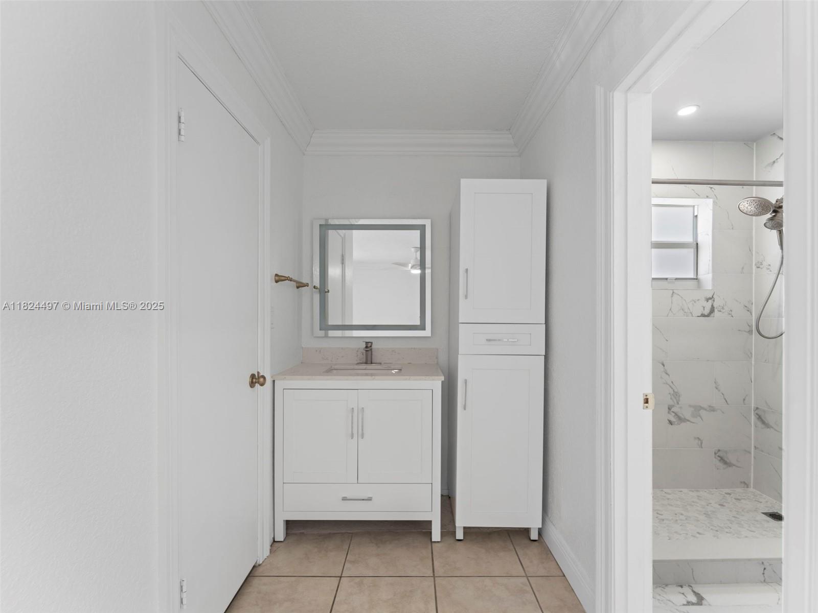 1851 Southwest 126th Court Miami, FL 33175 - Photo 47 of 85 a bathroom with a shower and a sink