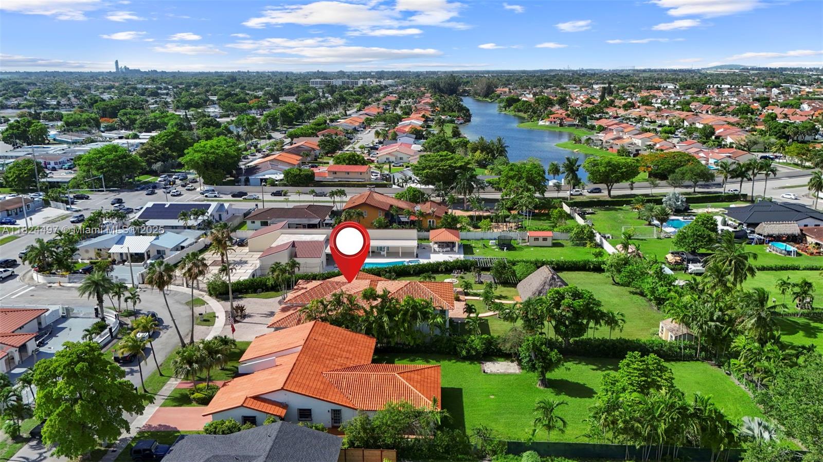 1851 Southwest 126th Court Miami, FL 33175 - Photo 80 of 85 an aerial view of residential houses with outdoor space and trees all around