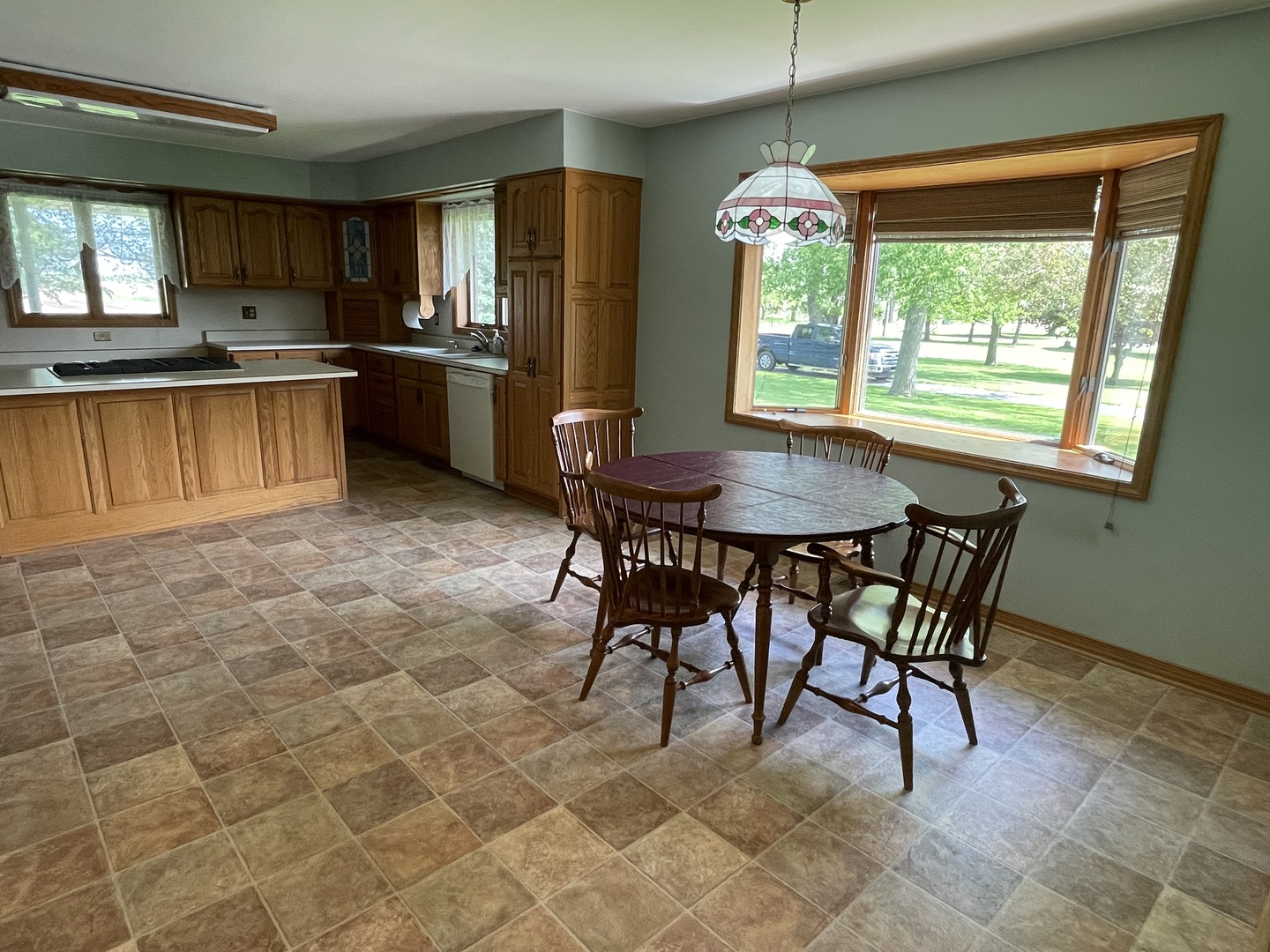 1685 West Mine Road Mazon, IL 60444 - Photo 33 of 48 a view of a dining room with furniture window and outside view