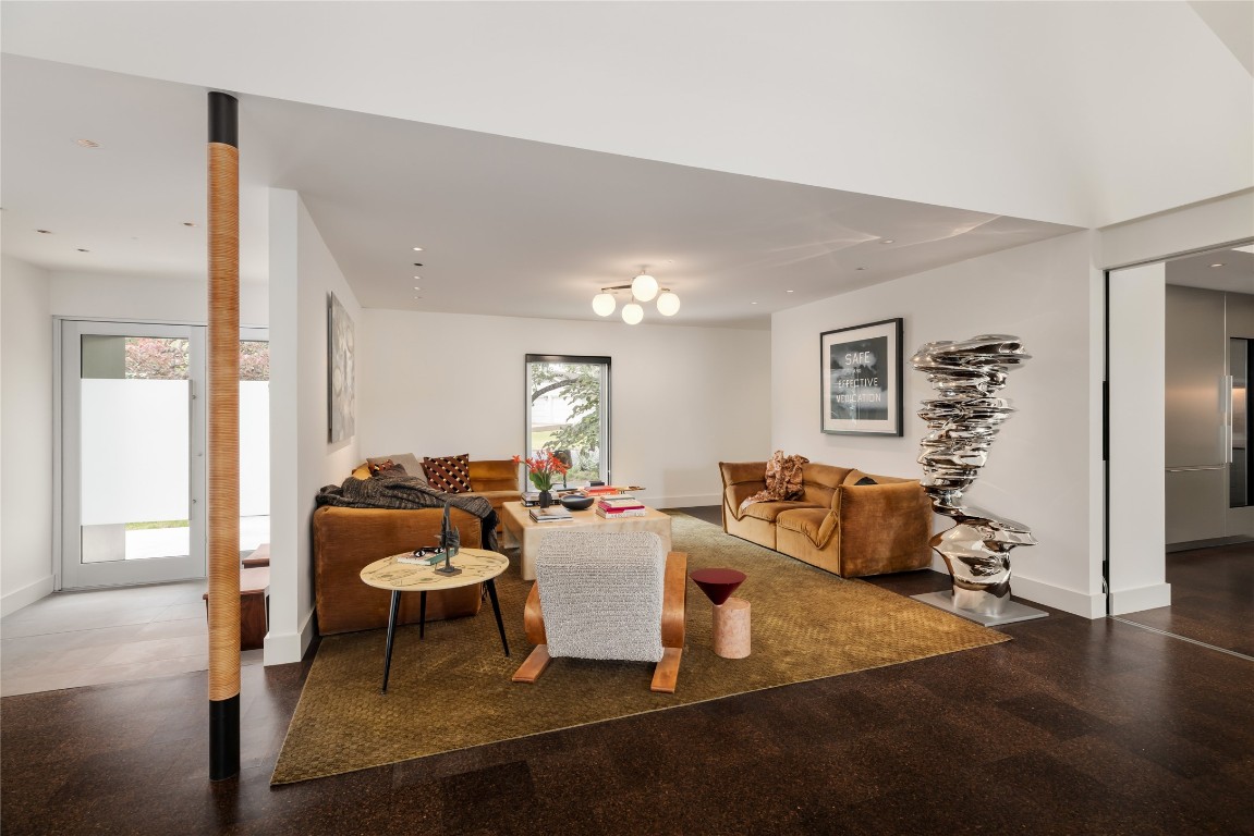 2908 Scenic Drive Austin, TX 78703 - Photo 11 of 40 a living room with furniture and wooden floor