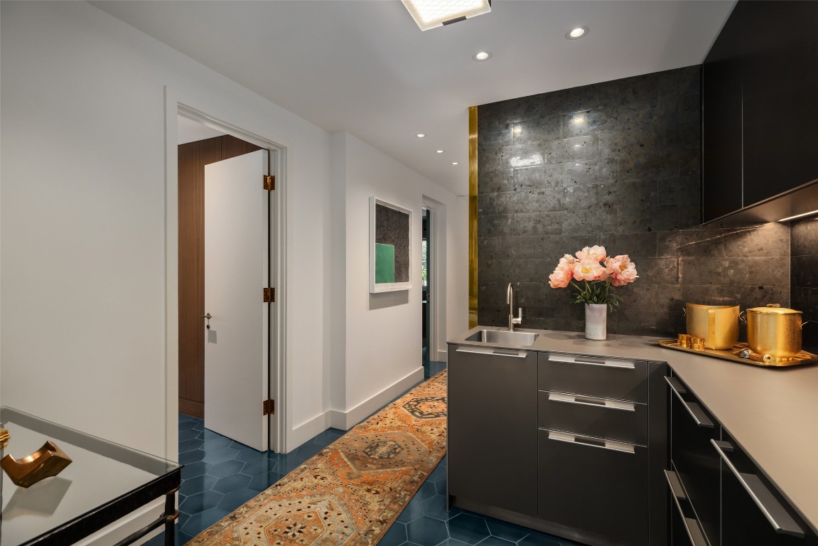 2908 Scenic Drive Austin, TX 78703 - Photo 28 of 40 a room with a chandelier furniture and wooden floor