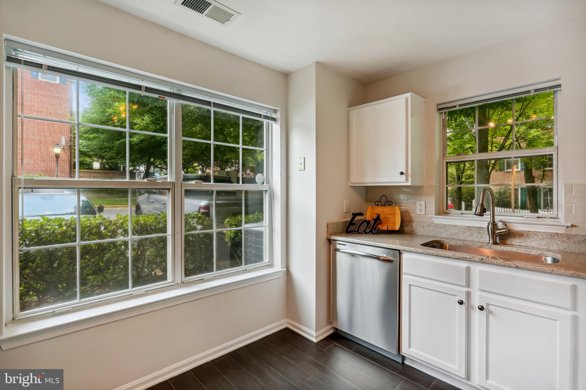 Kitchen w/abundant natural light