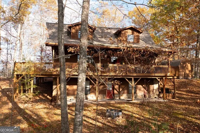 a view of a chairs and table in the outdoor