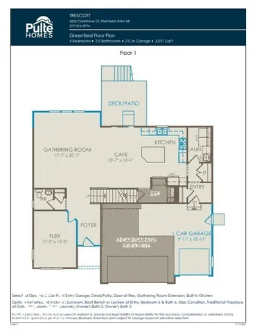 $488,900 | 6321 Stone Side Drive, Plainfield, IN 46168