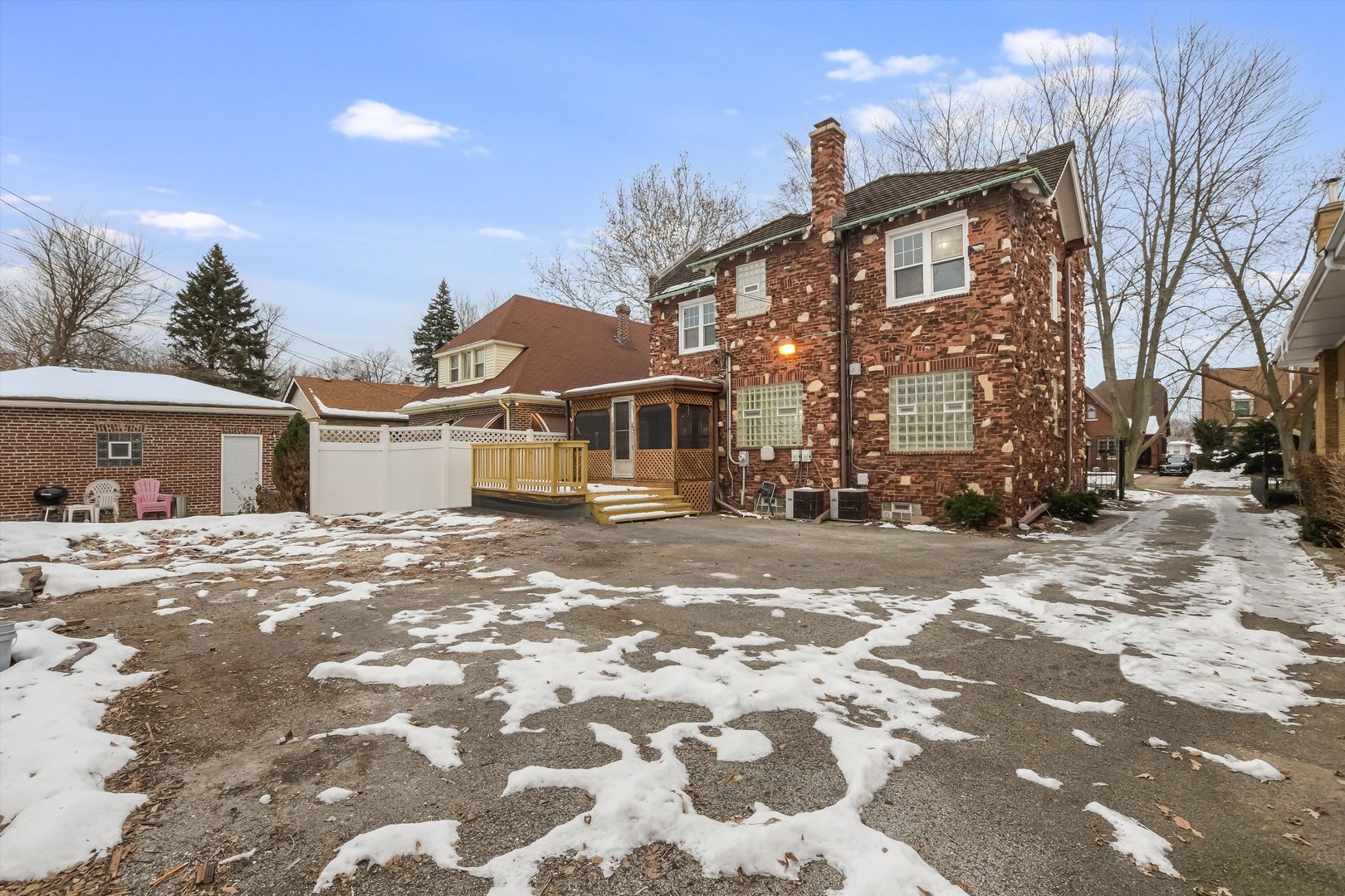 11340 South Union Avenue Chicago, IL 60628 - Photo 27 of 27 a front view of a house with a snow