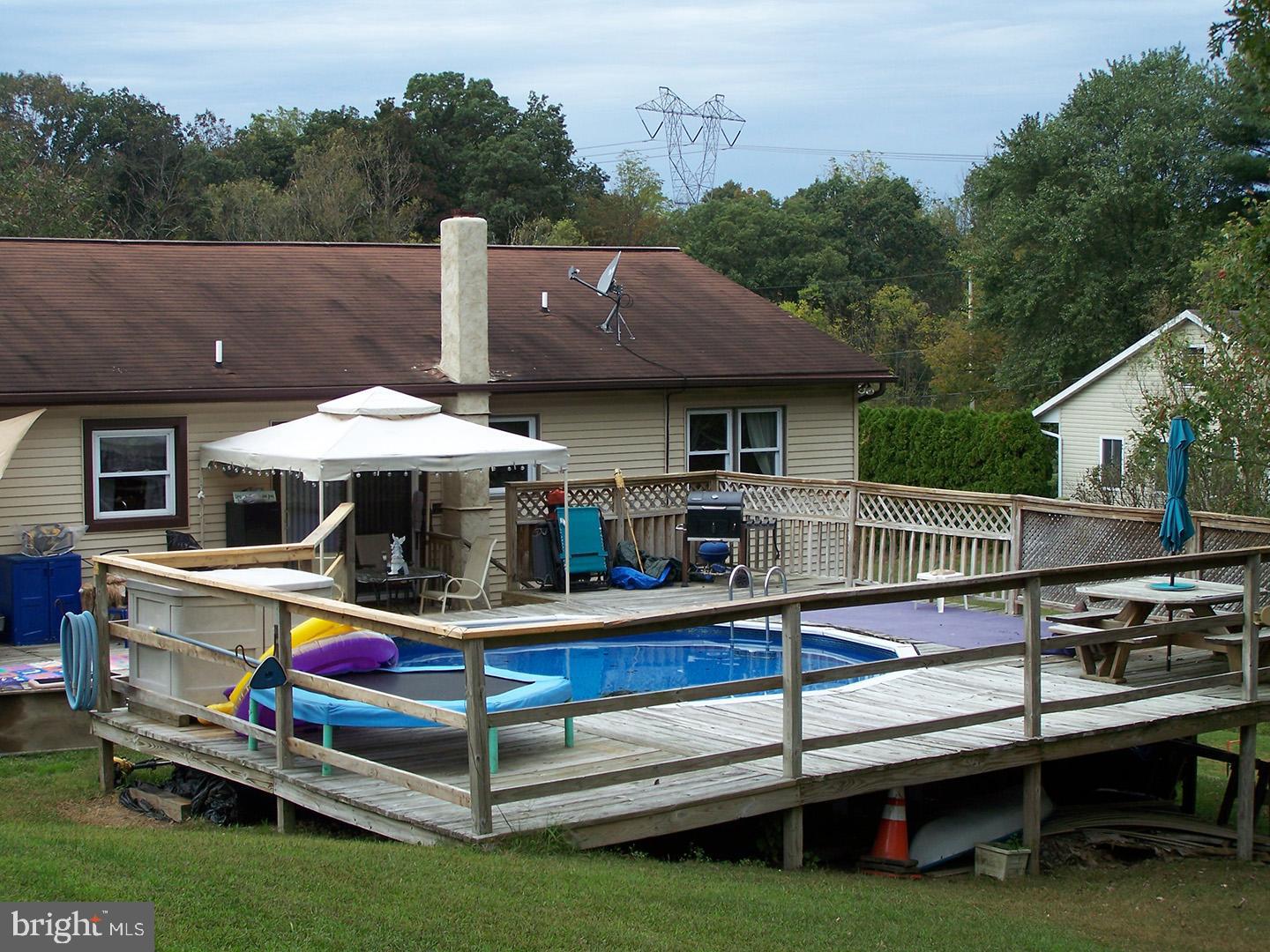 353 Rake Road Mohrsville, PA 19541 - Photo 17 of 22 Rear view /pool view