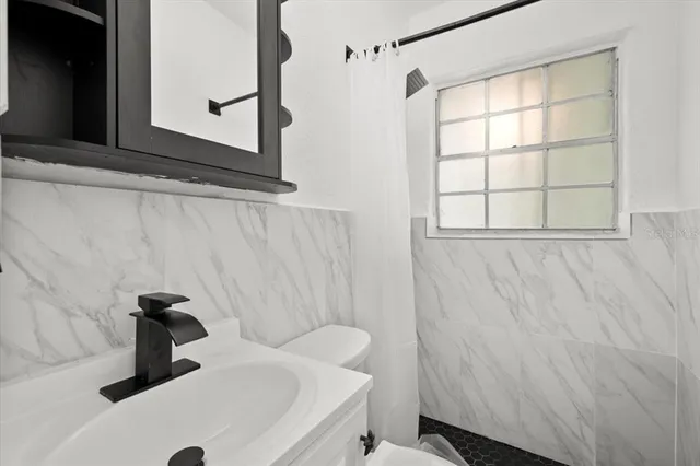 a bathroom with a sink