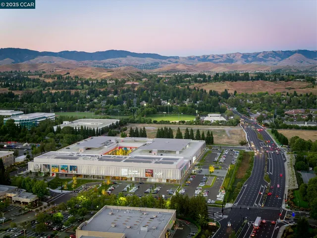 a view of a city from a terrace
