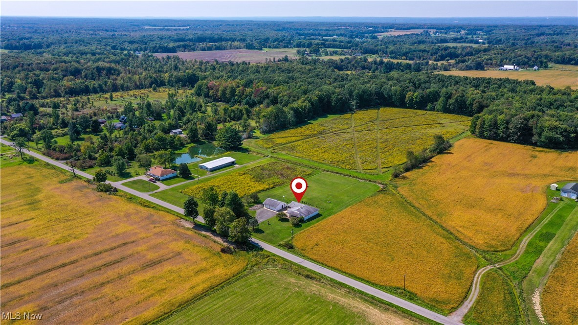 6677 Fee Road Rome, OH 44085 - Photo 28 of 39 Bird's eye view featuring a rural view
