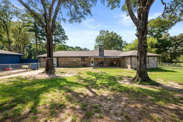 a view of a house with a patio