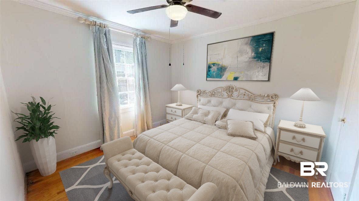 8 Crenshaw Street Mobile, AL 36606 - Photo 11 of 19 Bedroom - Virtually Staged