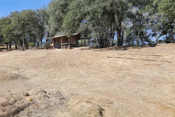 a house with trees in front of it