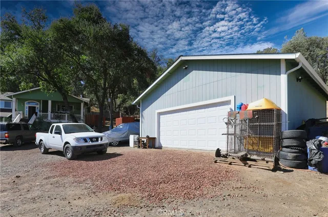 a car parked in front of house