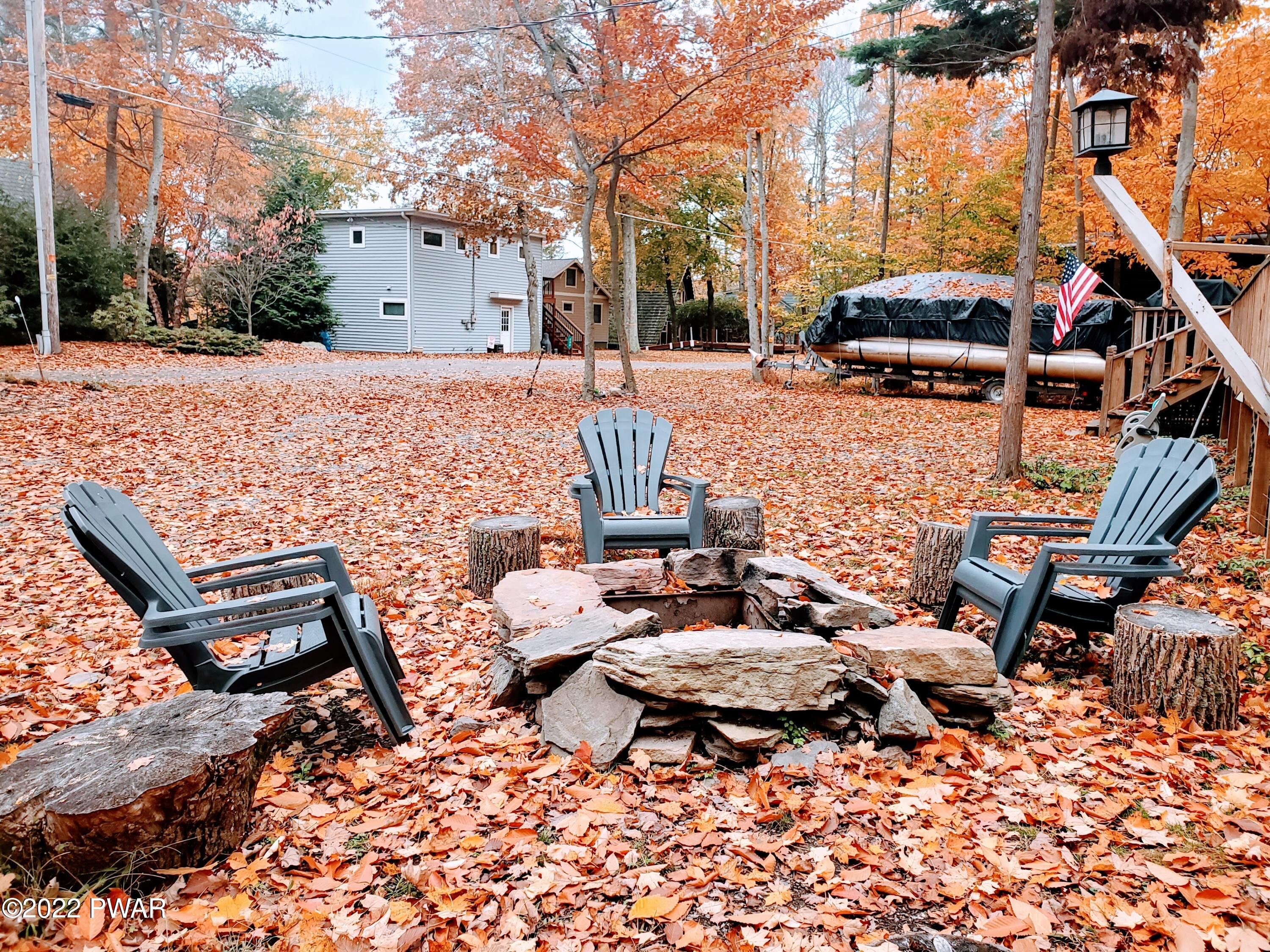 207 Lennon Road Greentown, PA 18426 - Photo 39 of 41 Front firepit