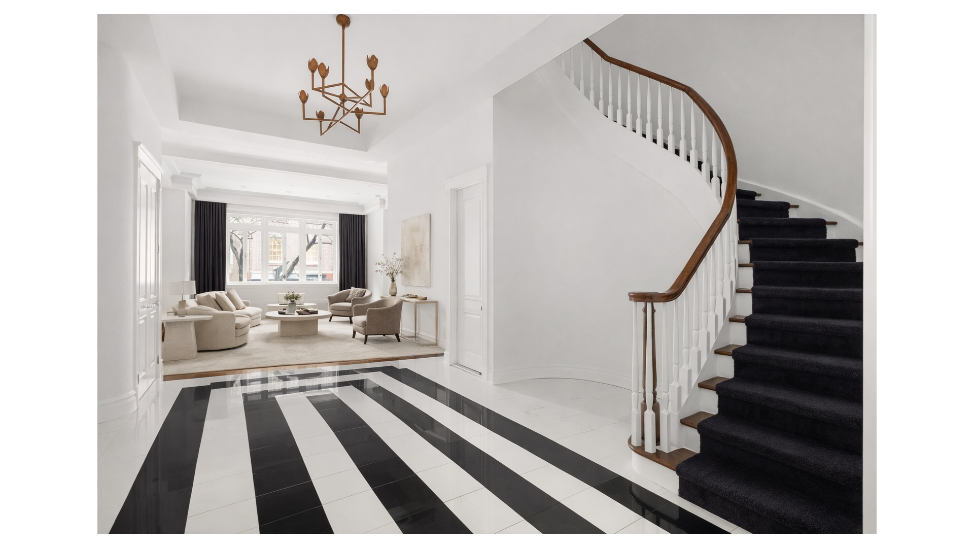 18 East 62nd Street Manhattan, NY 10065 - Photo 6 of 19 a view of a balcony with wooden floor and furniture