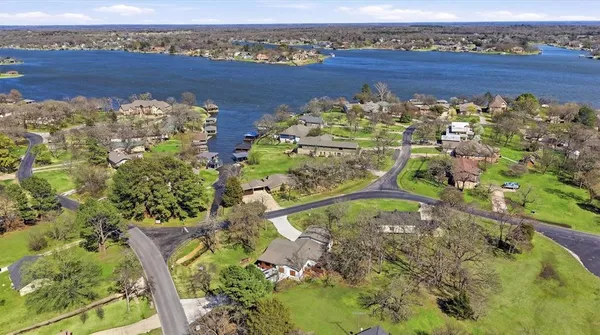 view of a lake with outdoor space