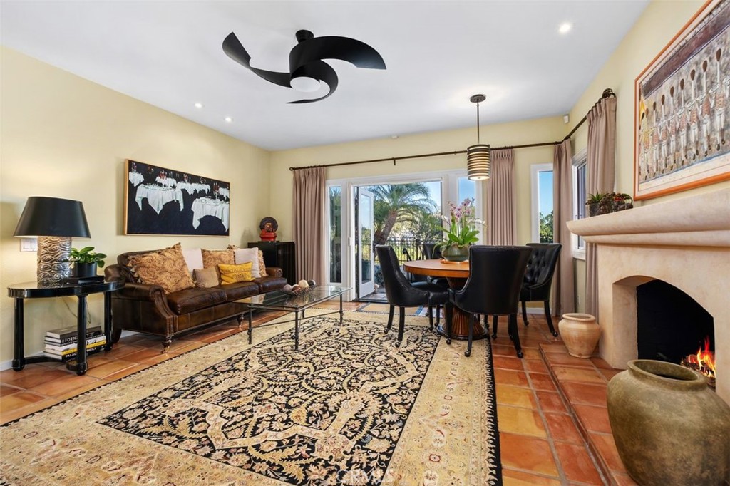 12 Terraza Del Mar Dana Point, CA 92629 - Photo 18 of 52 a living room with furniture and a fireplace