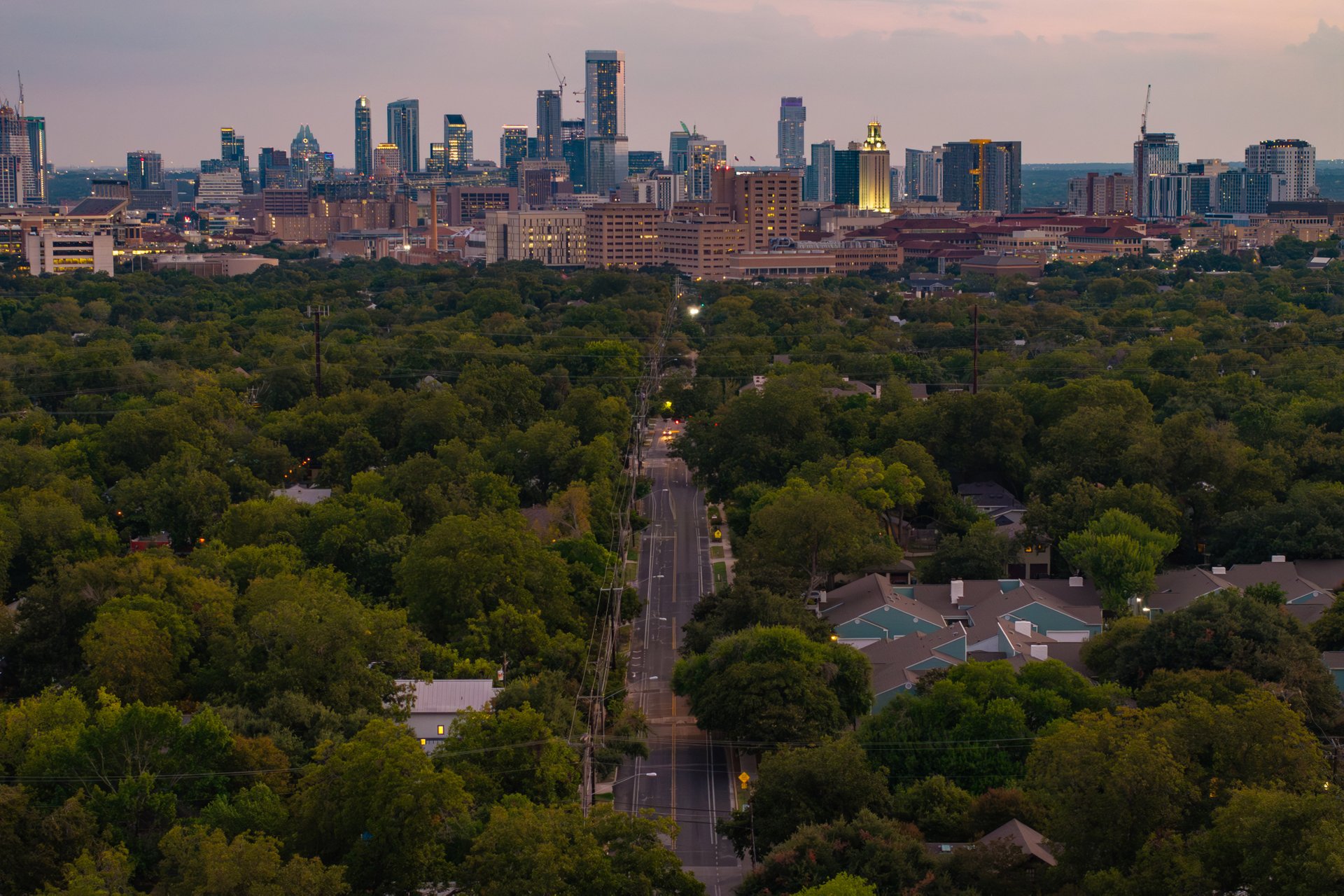 3911 Duval Street, Unit 2 Austin, TX 78751 - Photo 37 of 39 a view of a city