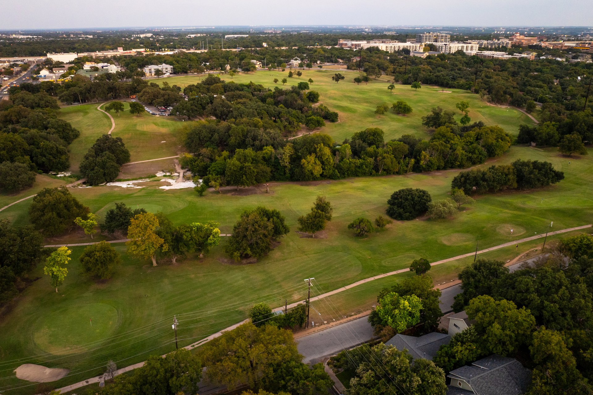3911 Duval Street, Unit 2 Austin, TX 78751 - Photo 38 of 39 an aerial view of residential houses with outdoor space
