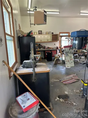 a view of storage and utility room