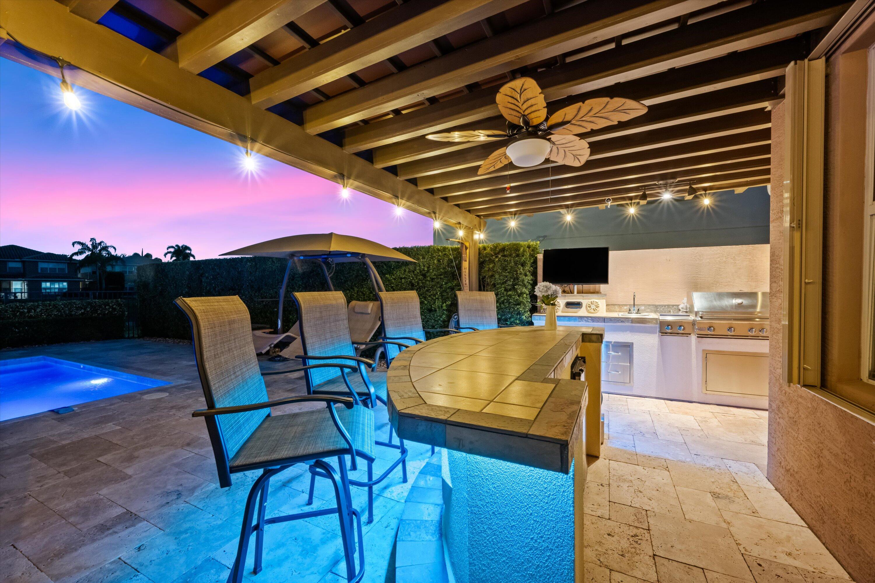 8552 Briar Rose Point Boynton Beach, FL 33473 - Photo 32 of 54 Outdoor Kitchen