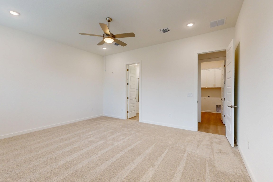 3944 Fulton Drive Leander, TX 78641 - Photo 11 of 23 wooden floor in an empty room